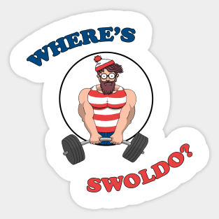 Where's Swoldo Sticker